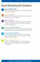 Event Marketing Kit Contents