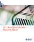 2012 Bit9 Cyber Security Research Report
