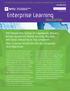 Enterprise Learning. threat to mobile devices, networks, and services employees in cybersecurity, mobility, big data