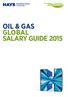 OIL & GAS GLOBAL SALARY GUIDE 2015