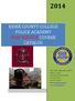 ESSEX COUNTY COLLEGE POLICE ACADEMY FIRE SERVICE COURSE CATALOG