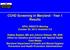 CCHD Screening in Maryland - Year 1 Results APHL NBSGTS Meeting October 29, 2014, Anaheim CA