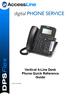 Vertical 4-Line Desk Phone Quick Reference Guide ACC-1145 PUG