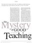 feature fill the two to three million K 12 teaching recruits have? These are the questions confronting policymakers as a generation