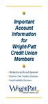 Important Account Information for Wright-Patt Credit Union Members