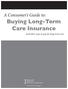 Buying Long-Term Care Insurance