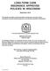 LONG-TERM CARE INSURANCE APPROVED POLICIES IN WISCONSIN