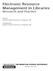 Electronic Resource Management in Libraries: Research and Practice