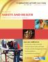 SAFETY AND HEALTH ALABAMA CONTINUING STUDIES. Earn your certificate in: Occupational Safety and Health Course Catalog