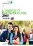 UNIVERSITY PATHWAY GUIDE 2015. United Kingdom