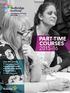 PART-TIME COURSES 2015 16