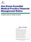 One Dozen Essential Medical Practice Financial Management Ratios