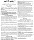 ! WARNING: RECREATIONAL VEHICLE (RV) Combination Carbon Monoxide and Gas Alarm USER S MANUAL Model 25-741 ABOUT THIS ALARM
