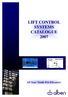 LIFT CONTROL SYSTEMS CATALOGUE 2007