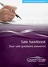 Countrywide Conveyancing Services. Sale handbook. Your sale questions answered. www.cwpl.com