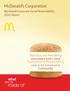 made of McDonald s Corporation we re what Nutrition and Well-Being Worldwide Corporate Social Responsibility 2010 Report Environmental Responsibility