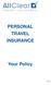 PERSONAL TRAVEL INSURANCE