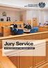Jury Service IN THE HIGH COURT AND SHERIFF COURT