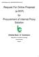 Request For Online Proposal (e-rfp) for Procurement of Internet Proxy Solution