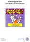 Songwords & activity sheets for GOOD NIGHT SLEEP TIGHT (PTCD302)