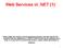 Web Services in.net (1)