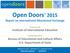 Open Doors 2015. Report on International Educational Exchange. Produced by the. Institute of International Education. In partnership with the