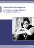 Termination of pregnancy: Information and legal obligations for medical practitioners