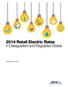 2014 Retail Electric Rates. in Deregulated and Regulated States