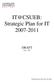 IT@CSUEB: Strategic Plan for IT 2007-2011