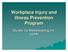 Workplace Injury and Illness Prevention Program. Guide to Developing an IIPP