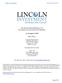 Lincoln Investment Planning, LLC Investment Advisory Disclosure Brochure