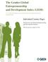 The Gender Global Entrepreneurship and Development Index (GEDI)