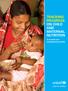 TRACKING PROGRESS ON CHILD AND MATERNAL NUTRITION. A survival and development priority