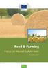 Food & Farming. Focus on Market Safety Nets. December 2015. Agriculture and Rural Development