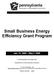 Small Business Energy Efficiency Grant Program