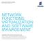 Network functions virtualization and software management