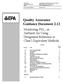 Quality Assurance Guidance Document 2.12