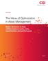The Value of Optimization in Asset Management