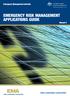 EMERGENCY RISK MANAGEMENT APPLICATIONS GUIDE