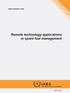 IAEA-TECDOC-1433. Remote technology applications in spent fuel management