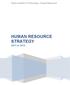 Dublin Institute of Technology Human Resources. HUMAN RESOURCE STRATEGY 2011 to 2014