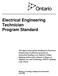 Electrical Engineering Technician Program Standard