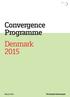 Convergence Programme Denmark 2015