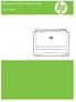 HP LaserJet P2050 Series Printer. User Guide