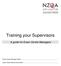 Training your Supervisors