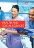 HEALTH AND SOCIAL SCIENCES