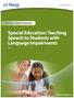 Special Education: Teaching Speech to Students with Language Impairments