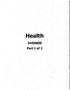 Health 3450000. Part 1 of 2 J