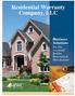 Residential Warranty Company, LLC