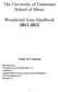 The University of Tennessee School of Music. Woodwind Area Handbook 2011-2012